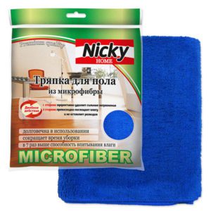 Тряпка д/пола из микрофибры 50*60 Nicky Home