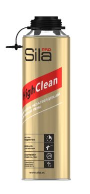 SILA PRO HighClean, очиститель монтажной пены, 500 ml, Россия (уп-12шт)