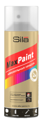 SilaHome MaxPaint Аэрозольная краска универсальная Лак глянцевый SILP008