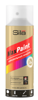 SilaHome MaxPaint Аэрозольная краска универсальная Лак матовый SILP009