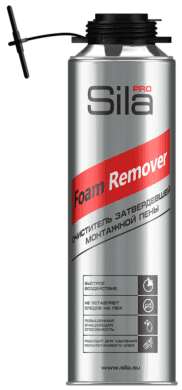 SILA PRO Foam Remover, очиститель затвердевшей монтажной пены, 500 ml, Россия