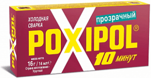 Клей Poxipol 10 мин, прозрачный 14 мл