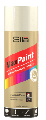 Sila HOME Max Paint, БЕЖЕВЫЙ RAL1001, краска аэрозольная, универс., 520мл