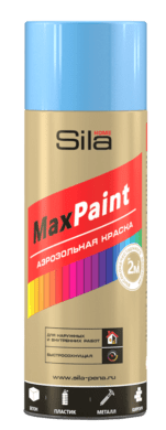 Sila HOME Max Paint, ГОЛУБОЙ RAL5012, краска аэрозольная, универс., 520мл