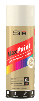Sila HOME Max Paint, СЛОНОВАЯ КОСТЬ RAL1015, краска аэрозольная, универс., 520мл