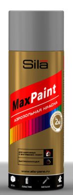 Sila HOME Max Paint, СВЕТЛО-СЕРЫЙ RAL7035, краска аэрозольная, универс., 520мл
