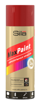Sila HOME Max Paint, ВИШНЕВЫЙ RAL 3003, краска аэрозольная, универс., 520мл