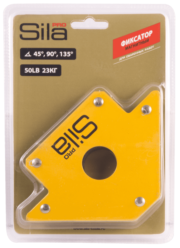 142002 Фиксатор магнитный для свар работ Sila, усислие 50 LB (уп - 6шт, кор - 6уп)