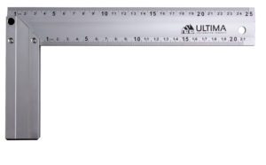 132002 Угольник Ultima, 250 мм, алюминиевый, литой (1уп-20шт, 1 кор - 40шт)