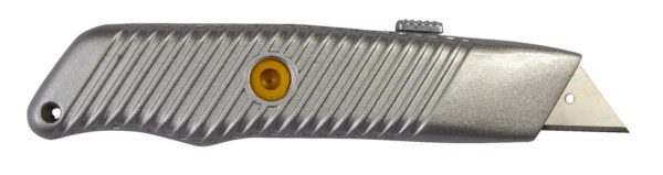 119031 Нож Ultima,18 мм, выдвижное трапециевидное лезвие, метал. корпус (1 уп -12 шт,1 кор-120 шт)