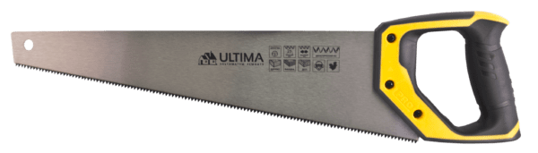 160011 Ножовка по дереву Ultima, 450 мм, 7-8 TPI, кален зуб, 3-к рукоятка (упак-10 шт, кор-4 уп)