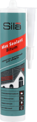 Sila PRO Max Sealant Bitum, герметик битумный для крыши, 280мл