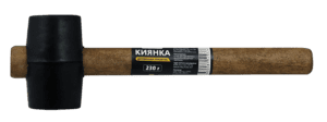121040 Киянка Ultima, деревянная рукоятка, 230 г, черная резина (1 уп-12 шт,1 кор-60 шт)