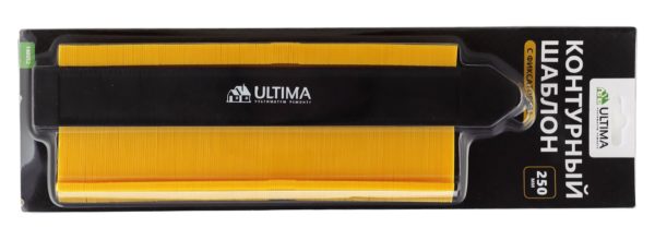 140052 Контур шаблонный Ultima, пластиковый, 250 мм (1уп - 10шт, 1 кор-40 шт)