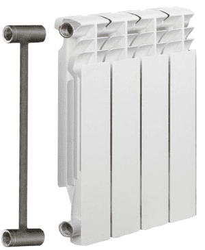 Радиатор биметаллический SOLUR PRESTIGE В-500-01-10  (4-секционный)