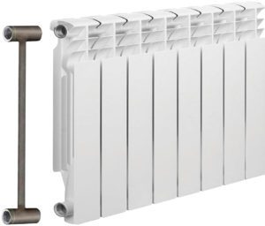 Радиатор биметаллический SOLUR PRESTIGE В-500-01-10  (8-секционный)
