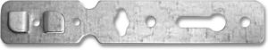 ЭКОНОМ Анкерная пластина КВЕ неповоротная 192мм (58 серия), тол 1,2мм (1к-250шт)
