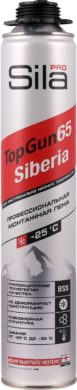 Sila PRO TopGun Siberia 65, Монтажная пена зимняя профессиональная, 850 мл