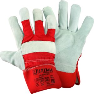 ULTIMA 202WT Перчатки комбинированные  спилковые утепленные Thinsulate®(коробка60 пар/ упак.12 пар) (9/L)