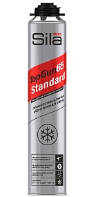 Sila Pro TopGun 65 Standard Winter, Монтажная пена зимняя профессиональная, 850 мл