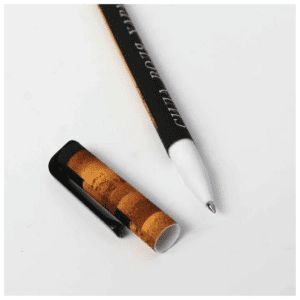 Ручка с колпачком и нанесением soft-touch The king, 0,7 мм, шариковая, паста синяя цена за 1 шт