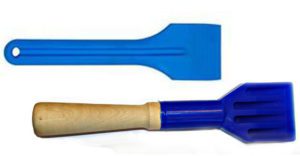 Лопатка для монтажа стеклопакетов с деревянной ручкой (1кор-25шт)