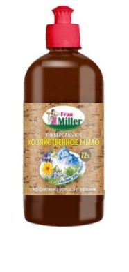 Мыло хозяйственное Frau Miller 1000мл пуш-пул Альпийские травы