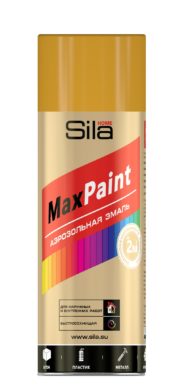 Sila HOME Max Paint, эмаль аэрозольная, универс., ОРАНЖЕВЫЙ RAL2004, 520мл