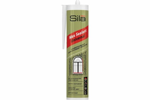 Sila Pro Max Sealant, силиконовый универсальный герметик, серый, 290мл