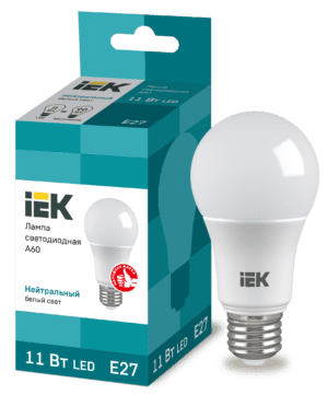 Лампа светодиодная LED 11вт E27 тепло-белый ECO