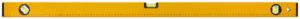 Уровень усиленный желтый фрезерованная грань 3 глазка 1000мм/18210