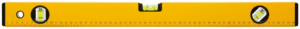Уровень усиленный желтый фрезерованная грань 3 глазка 600мм/18206