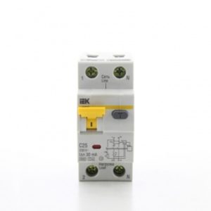 Выключатель автоматический дифференциальный АВДТ-32 1п+N 25А 30мА С(Электронный)