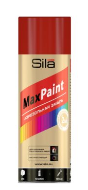 Sila HOME Max Paint, эмаль аэрозольная, универс., ВИШНЕВЫЙ RAL 3003, 520мл