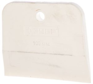 ЗУБР 100 мм, белый эластичный, Шпатель для затирки швов, МАСТЕР (1016-100)