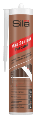 Sila PRO Max Sealant, PARQUET, герметик для паркета, серый, 280 мл (1уп.-12шт.)