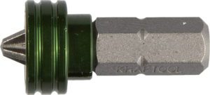 Бита с магнитным держателем-ограничителем KRAFTOOL Magnet-X PH 2, 25 мм